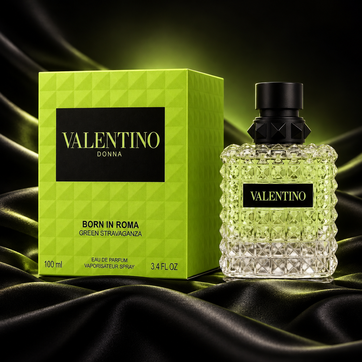 Valentino Donna Born in Roma Green Stravaganza Eau de Parfum for Women β 100 ml (3.4 fl oz)