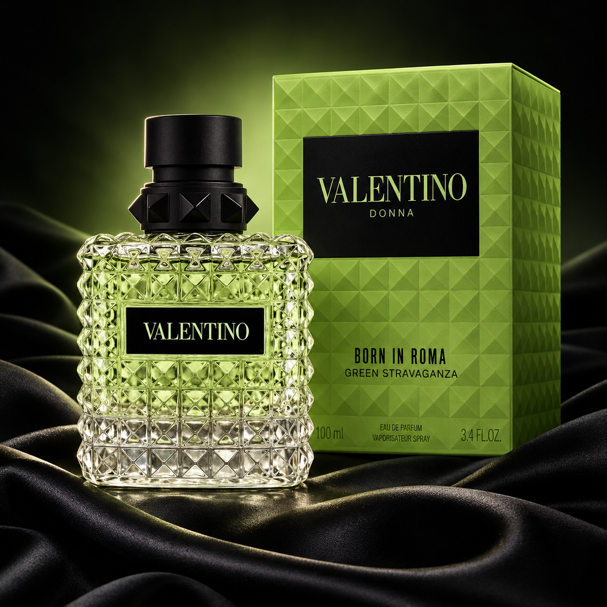 Valentino Donna Born in Roma Green Stravaganza Eau de Parfum for Women β 100 ml (3.4 fl oz)