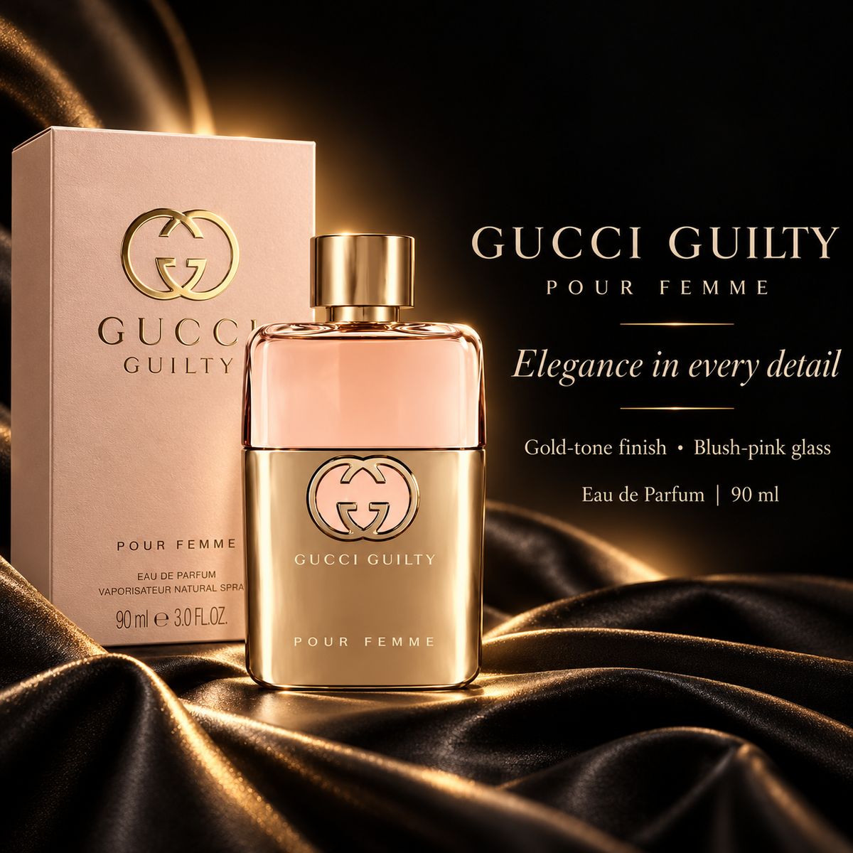 Gucci Guilty Pour Femme Eau de Parfum for Women β 90 ml (3 fl oz)