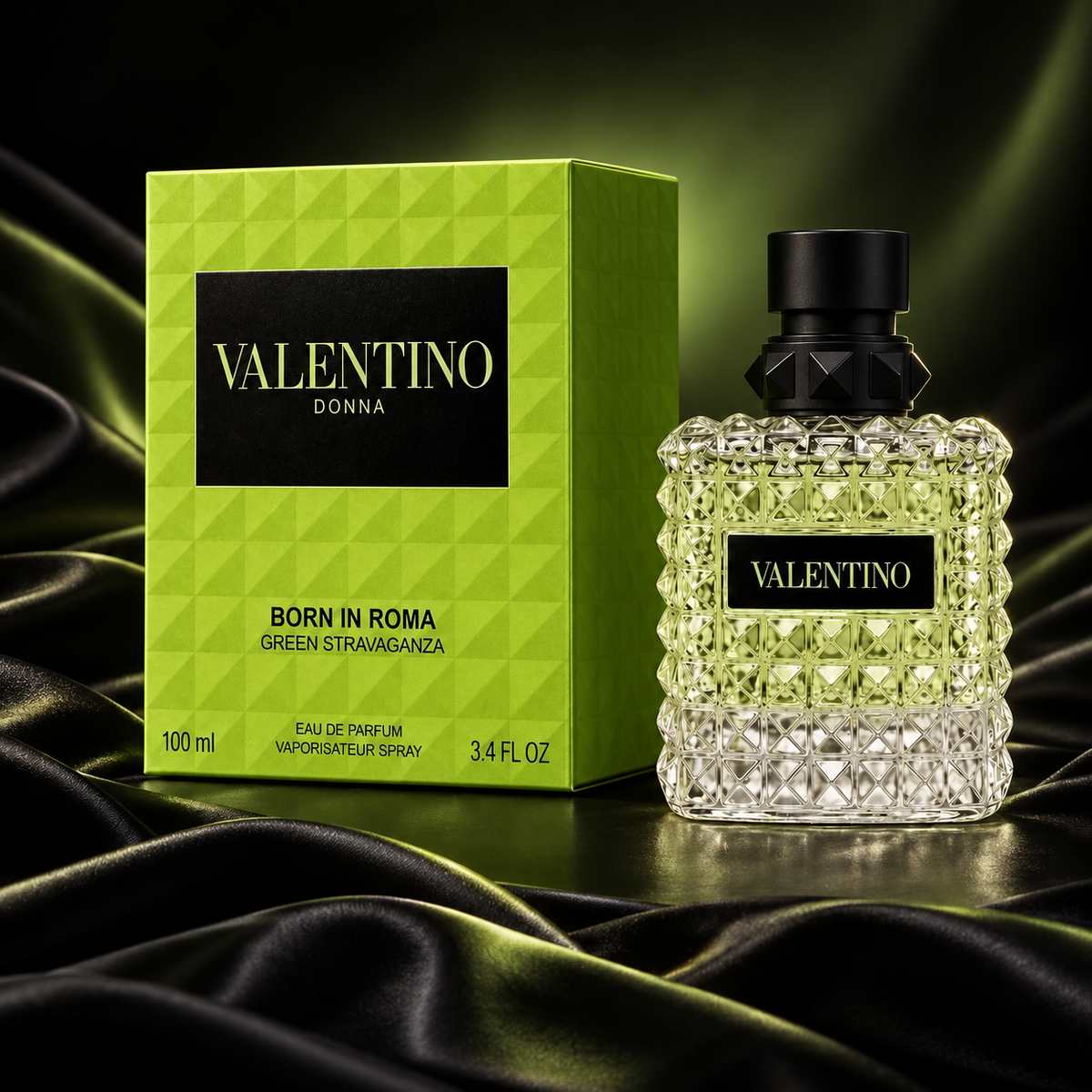 Valentino Donna Born in Roma Green Stravaganza Eau de Parfum for Women β 100 ml (3.4 fl oz)