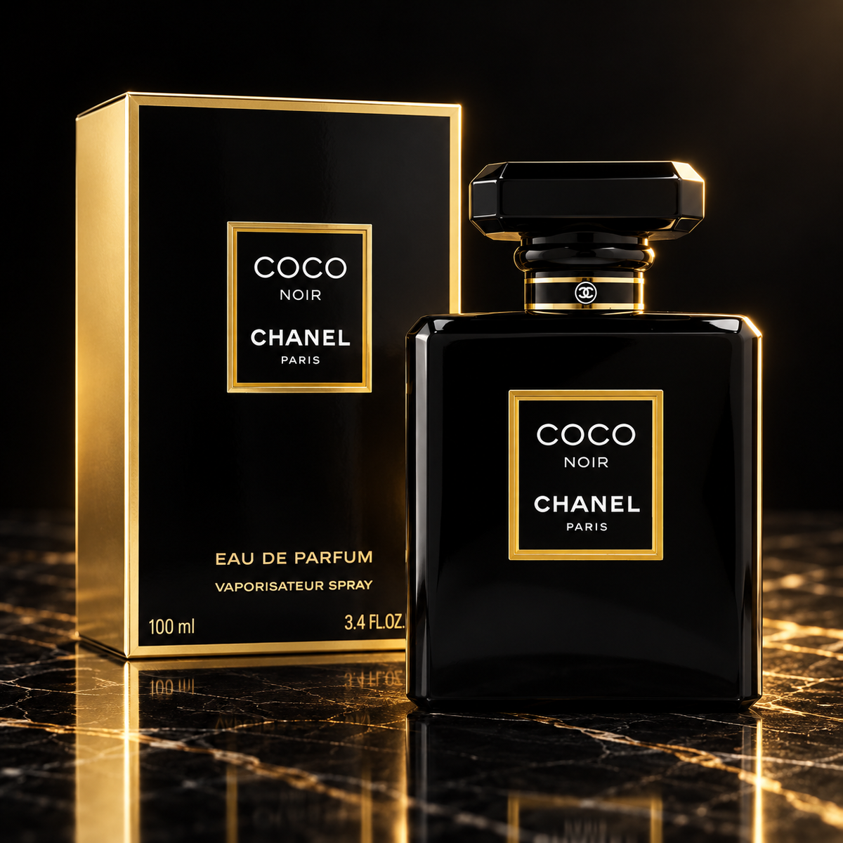CHANEL Coco Noir Eau de Parfum for Women – 100 mL / 3.4 fl oz