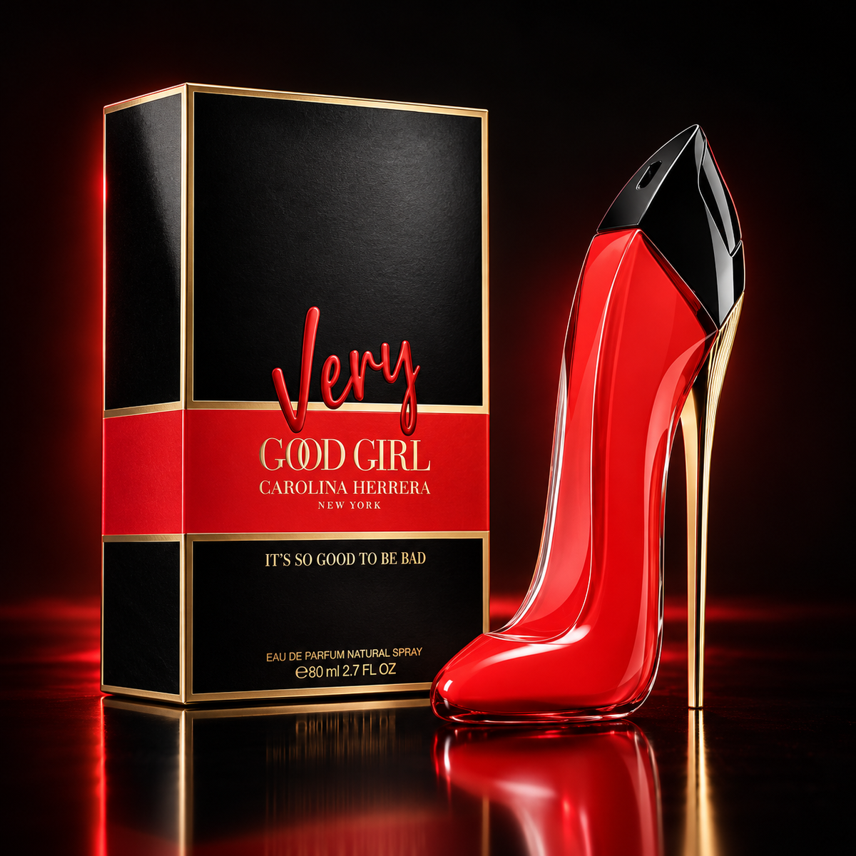 Carolina Herrera Very Good Girl Eau de Parfum for Women – 80 ml (2.7 fl oz)