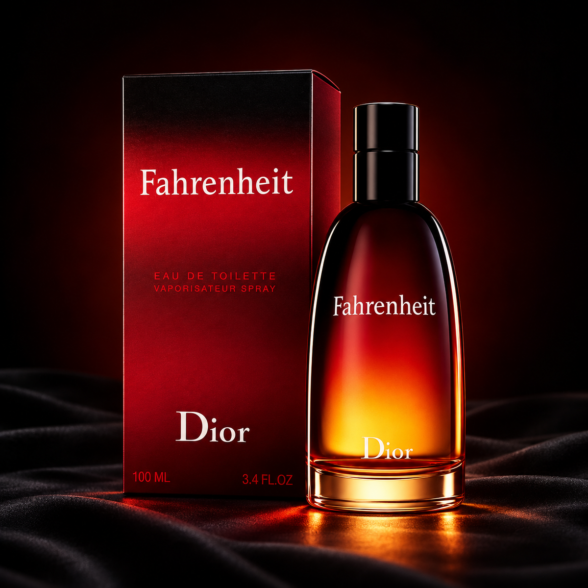 Dior Fahrenheit Eau de Toilette Spray for Men – 100 ml (3.4 fl oz)