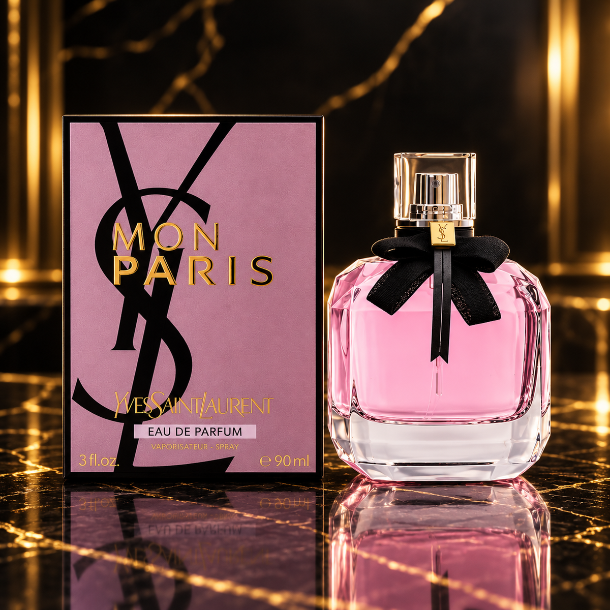 Yves Saint Laurent Mon Paris Eau de Parfum for Women – 90 ml (3 fl oz)